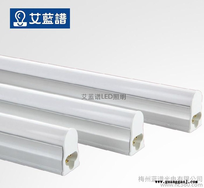 LED日光灯T5灯管 一体化超亮日光管带支架 家用工程 4W **图2