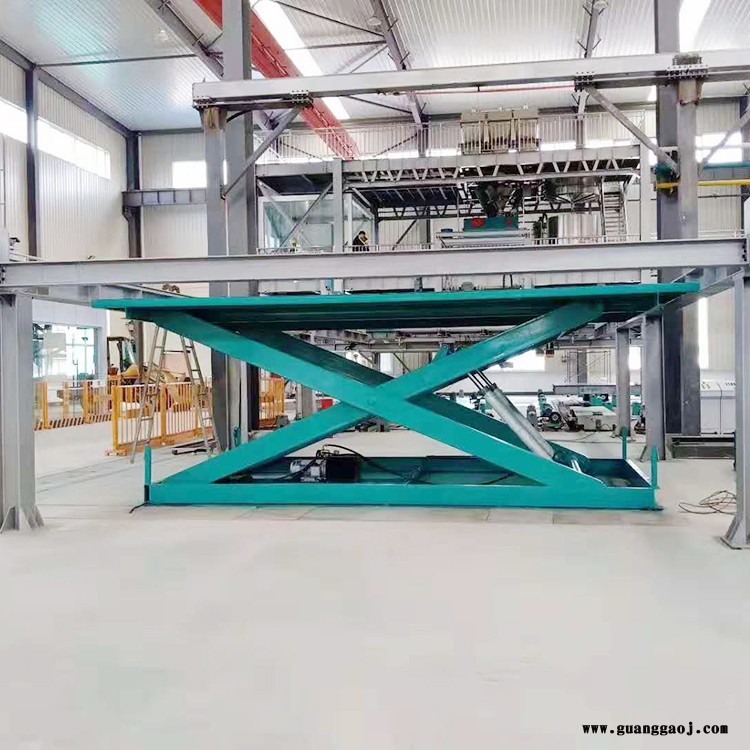 江西固定剪叉式升降机 小型电动液压升降台 齐力定制家用简易小型舞台图2