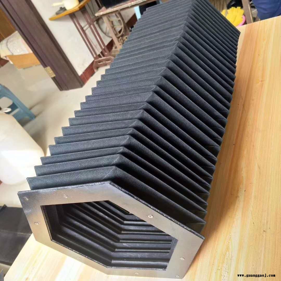 正美定制伸缩式丝杆防护罩 舞台升降机方形风琴防护罩数控机床导轨防护罩图2