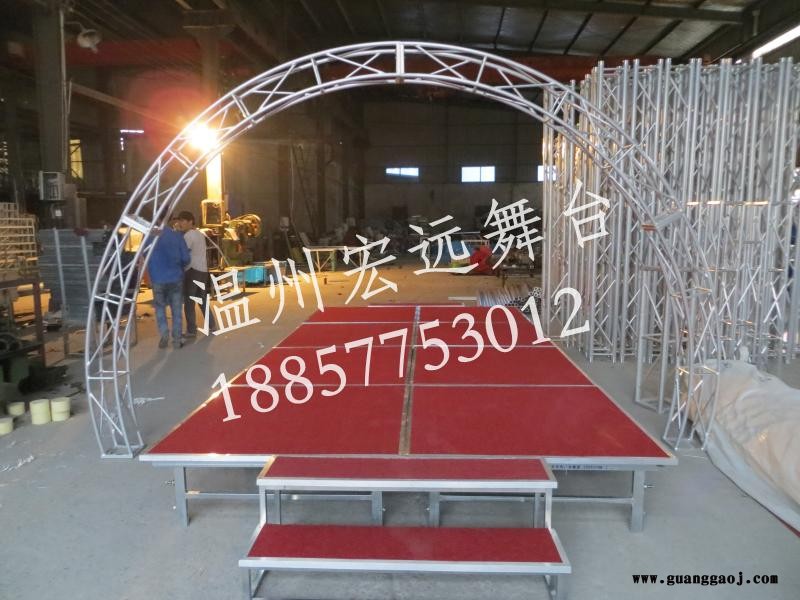 宁波简易折叠舞台 宁波婚庆简单折叠舞台 宁波价格便宜折叠舞台 宁波方便使用实用折叠舞台温州宏远婚庆T台图6