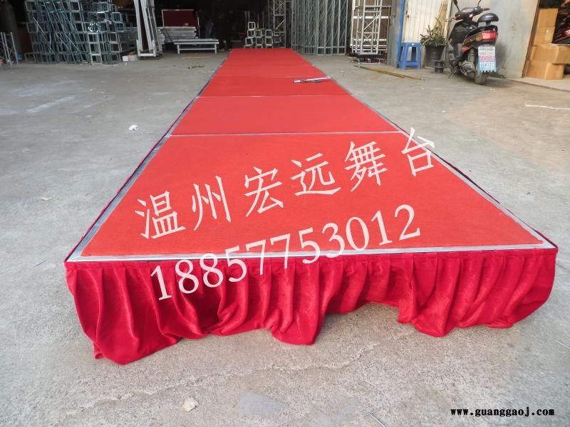 宁波简易折叠舞台 宁波婚庆简单折叠舞台 宁波价格便宜折叠舞台 宁波方便使用实用折叠舞台温州宏远婚庆T台图5