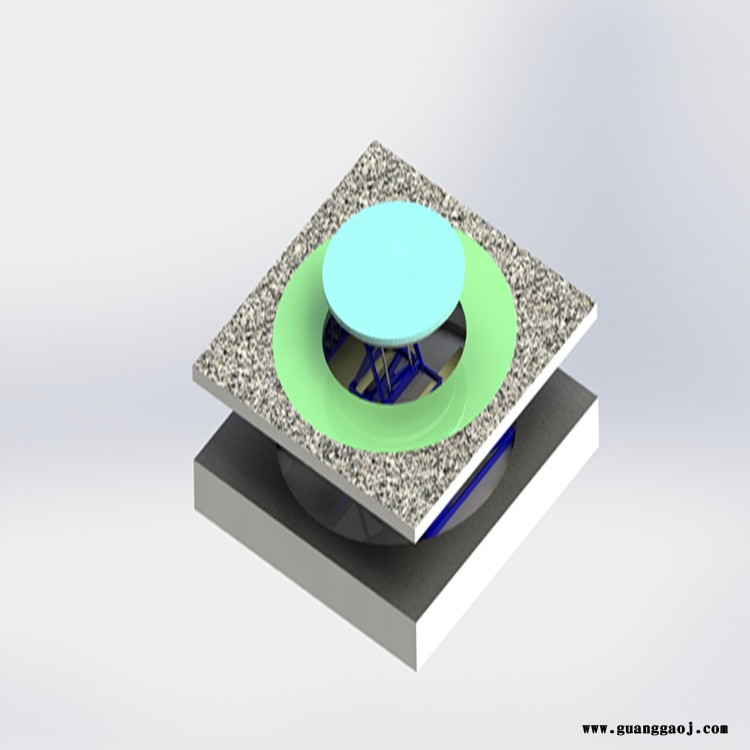 非标定制舞台升降机液压旋转升降舞台免费制作3D图纸酒吧舞台升降图2