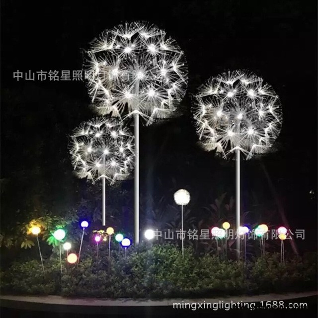 厂家定制婚庆蒲公英精灵路引灯舞台路引创意婚礼路引落地灯具新款 铭星厂家直供 节省25percent采购成本 量大从优图2