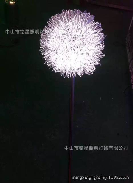 厂家定制婚庆蒲公英精灵路引灯舞台路引创意婚礼路引落地灯具新款 铭星厂家直供 节省25percent采购成本 量大从优图4
