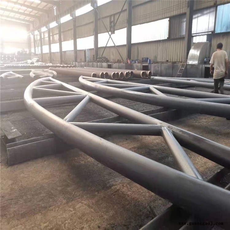 河北石家庄 高铁站管桁架 游泳馆管桁架 建合车站管桁架 价格优惠图2