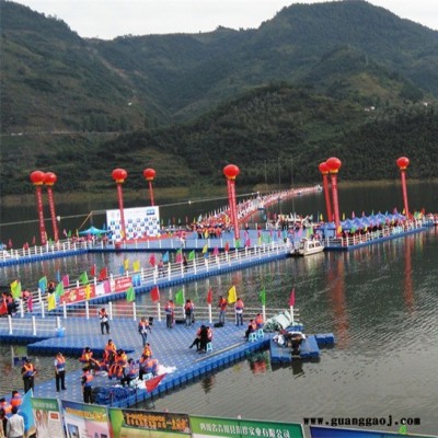 水上方形浮体 钓鱼漂浮平台龙舟舞台平台摩托艇泊位游艇码头