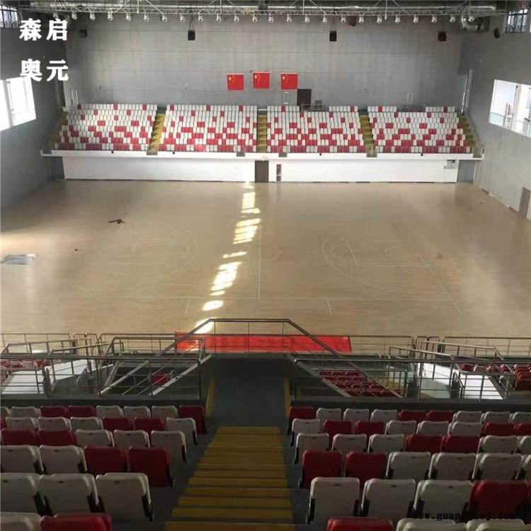 森启奥元 室外运动木地板 篮球场运动木地板 舞台地板 运动木地板 舞台健身房专用运动木地板图1