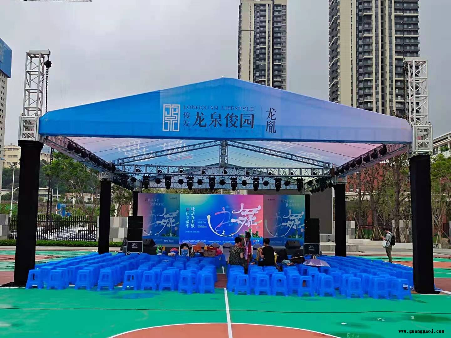 桁架篷房搭建，LED显示屏租赁推荐商家图10