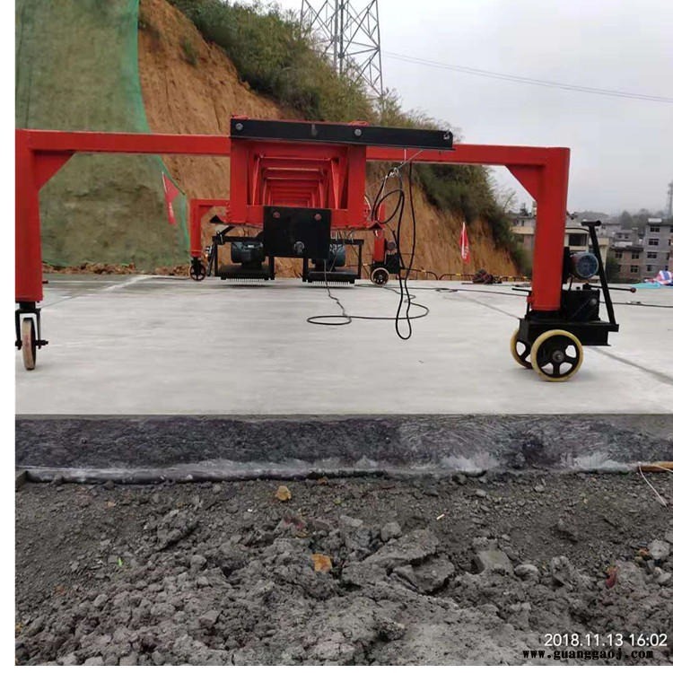 路面防滑刻纹机 大型桁架刻纹机 悬轨式刻纹机图8