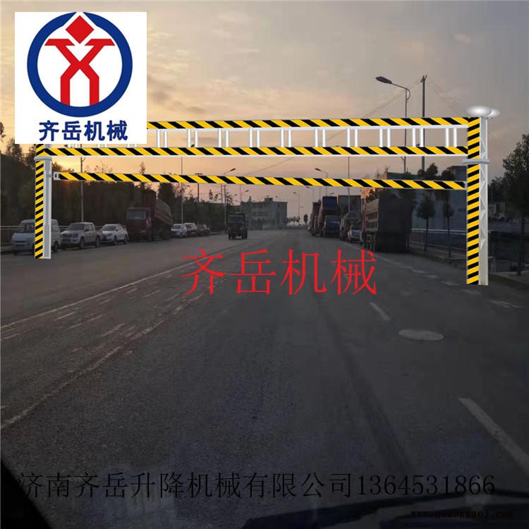 加工定制简易限高架 镀锌管桁架 直销QYGX207高速龙门架 质量保证 齐岳可升降限高架