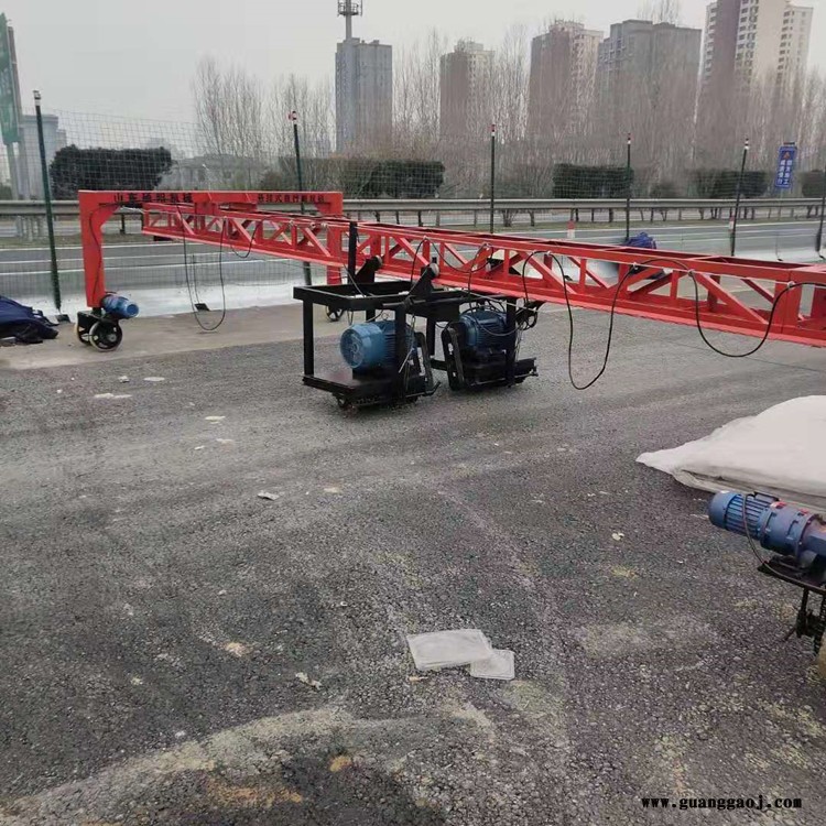 单幅双幅四副大型桁架刻纹机 混凝土路面悬架电动刻纹机生产厂家图2