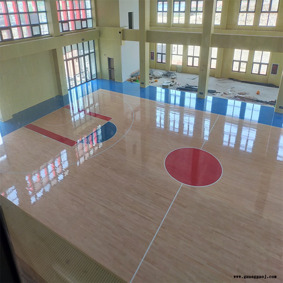 凯洁地板 美枫体育木地板施工 怀安县舞台木地板 元宝舞台木地板图3