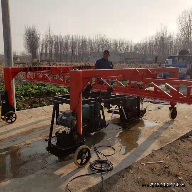 路邦机械 全自动路面大型桁架刻纹机 悬架式混凝土刻纹机 水泥刻纹厂家图3