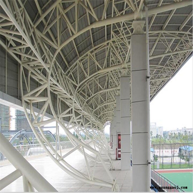 河北车站候车厅管桁架钢管 管桁网架定制加工厂 建合图1