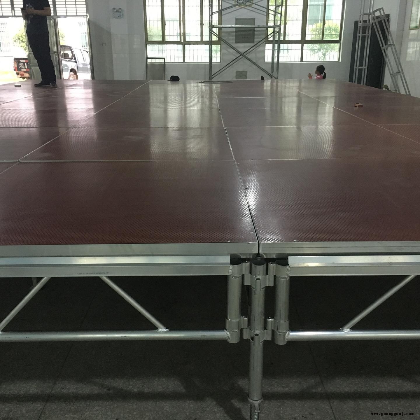 铝合金快装舞台架雷亚升降移动拼装折叠钢铁舞台酒店宴会婚庆舞台长沙
