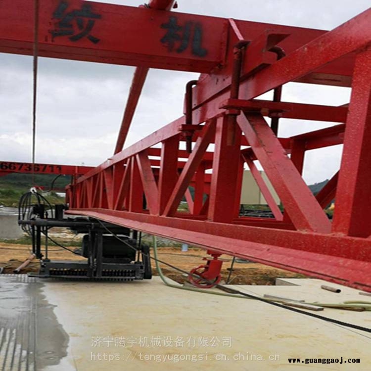 半自动桁架双副刻纹机厂家直供混凝土路面刻纹机全自动桁架刻纹机图3