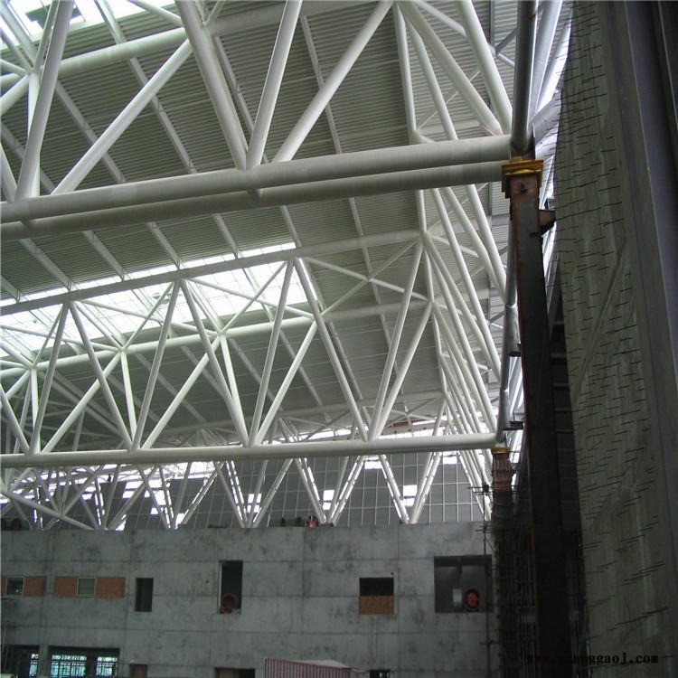 大跨度煤棚管桁架 管桁钢管网架 建合加工图1