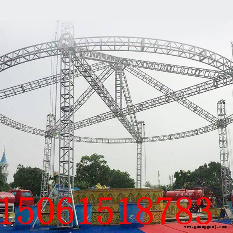 灯光架雷亚桁架truss龙门架广告桁架异形桁架GQY2001图3