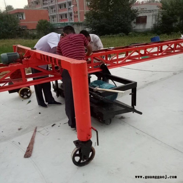路邦机械 大型飞机场四副路面桁架刻纹机 悬轨式大型刻纹机厂家图4
