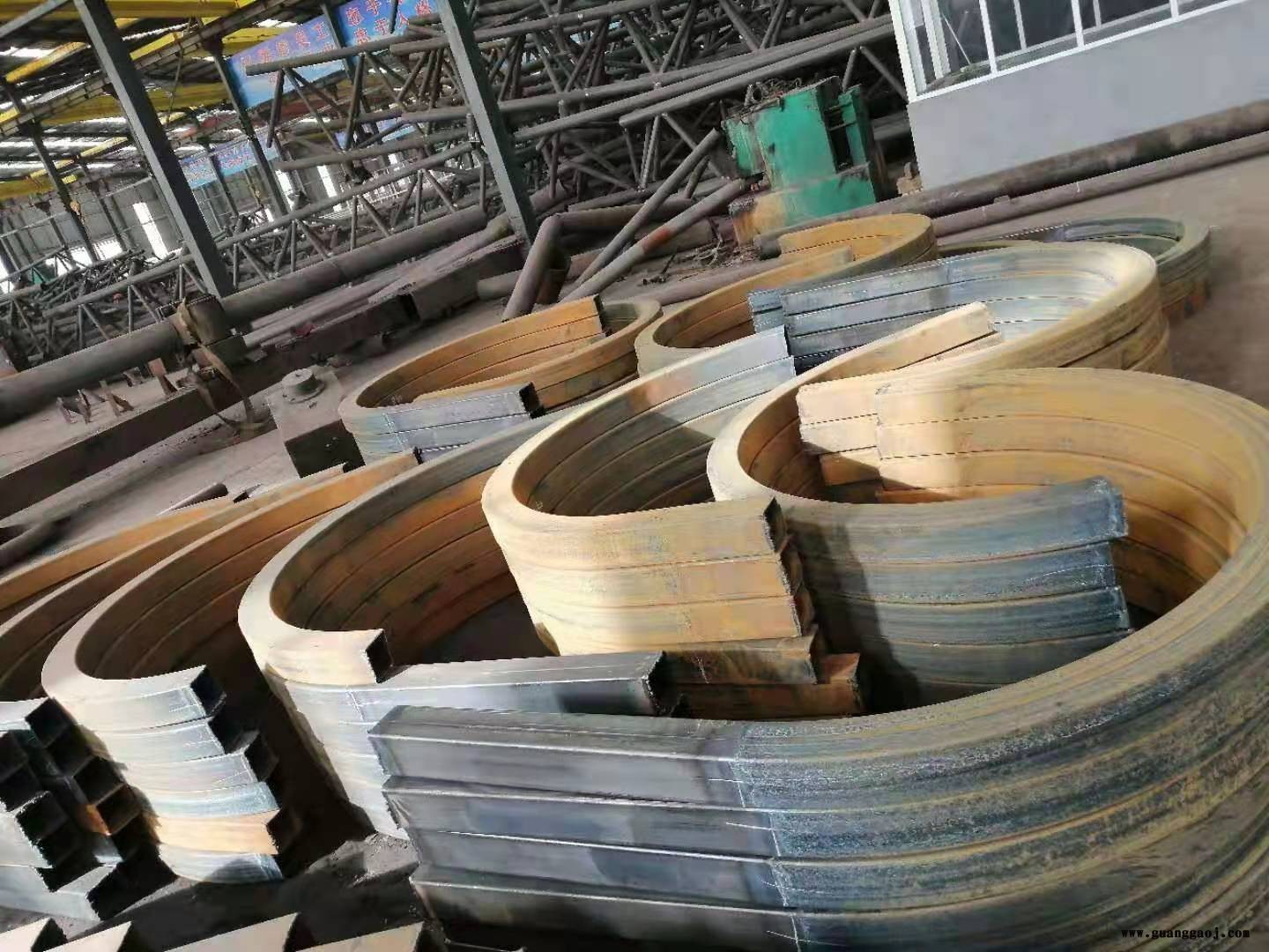 方管煨弯，热弯冷弯，管桁架加工，电厂煤场专用图2