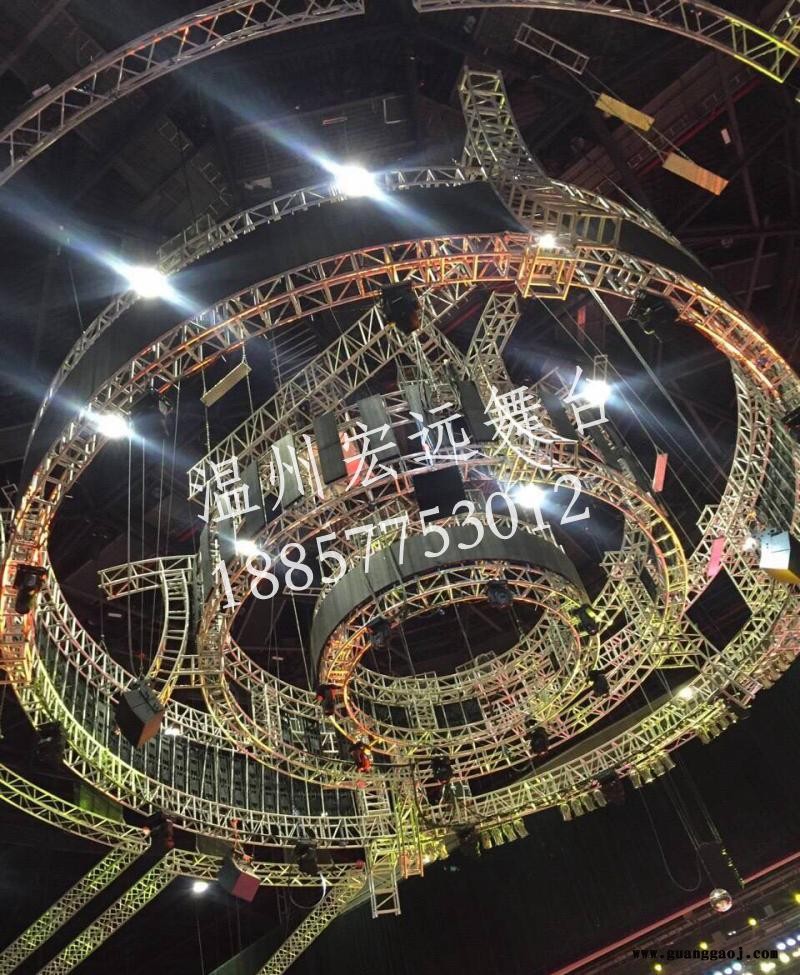 舞台铝桁架 铝合金舞台桁架厂 演出舞台桁架厂大型桁架图4
