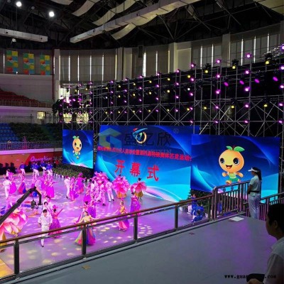 铝合金舞台灯光桁架背景架桁架舞台架大型演出背景架雷亚舞台架LW1912