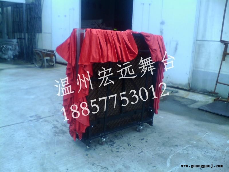 杭州绍兴铝合金折叠舞台 带轮酒店折叠舞台 带轮酒店专用   更加方便移动图3