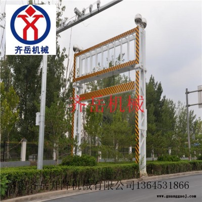 厂家供应 QYGX217 简易限高架 镀锌管桁架 固定龙门架 齐岳高速升降架  遥控限高架稳定耐用