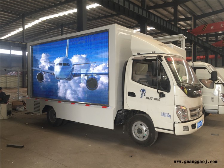 后双轮流动舞台专用汽车 彩屏舞台广告车经销商图3