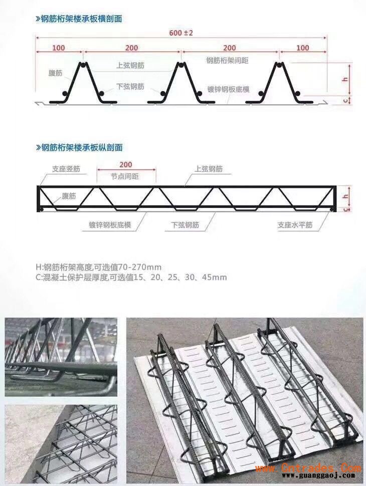 贵州贵阳钢筋桁架楼承板生产厂家一体化图2