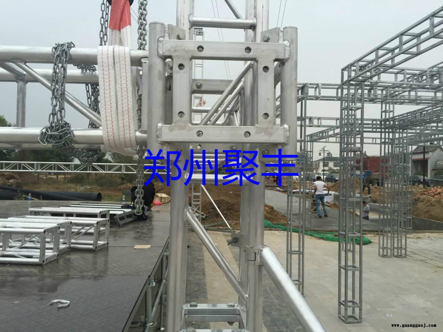 铝合金桁架  圆管桁架 灯光架 背景架 龙门架 舞台灯光架 批发批售图2