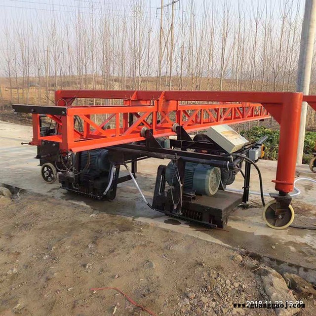 路邦机械 混凝土路面全自动双幅桁架刻纹机  悬架式大型刻纹机厂家图2