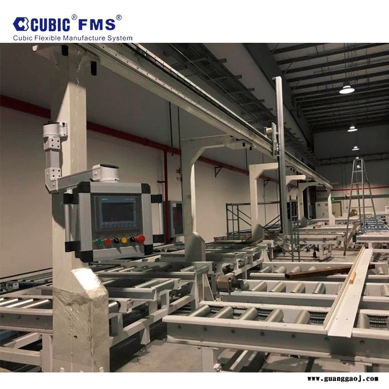 cubic/库比克专业定制车床CNC机床连线桁架上下料机械手图5