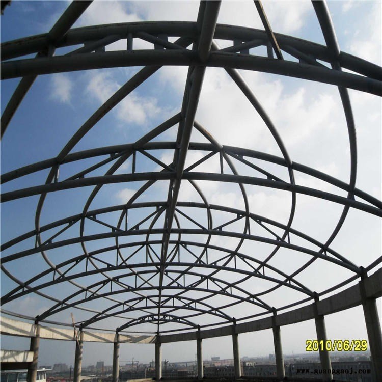 建合 镀锌管桁架 大型空间结构管桁架厂家图1
