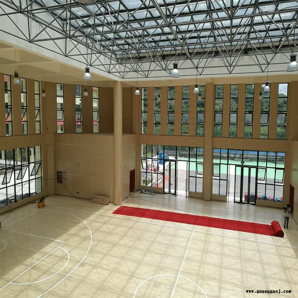 凯洁地板 五角枫壁球实木地板 杏花岭舞台木地板 回民舞台木地板图3