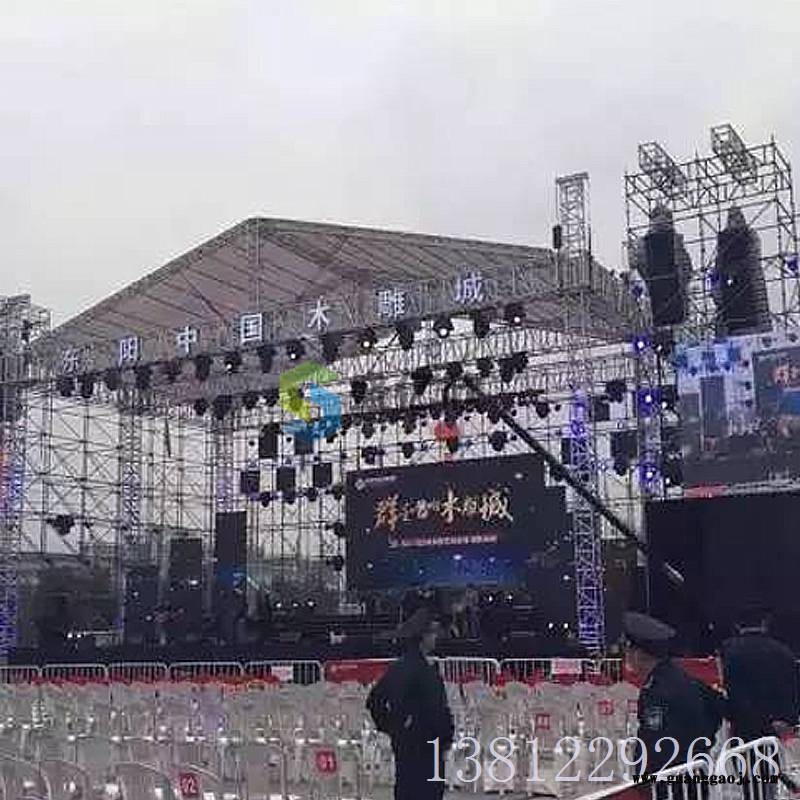 舞台桁架搭建舞台背景架雷亚架舞台雷亚背景架线阵列音响架LW1911图2