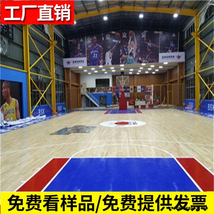 森启奥元 室内篮球场运动木地板 防滑实木地板 舞台木地板 可按要求定制图2