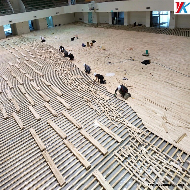 艺科生产厂家 篮球运动木地板价格 室内运动地板施工 舞台木地板价格图1