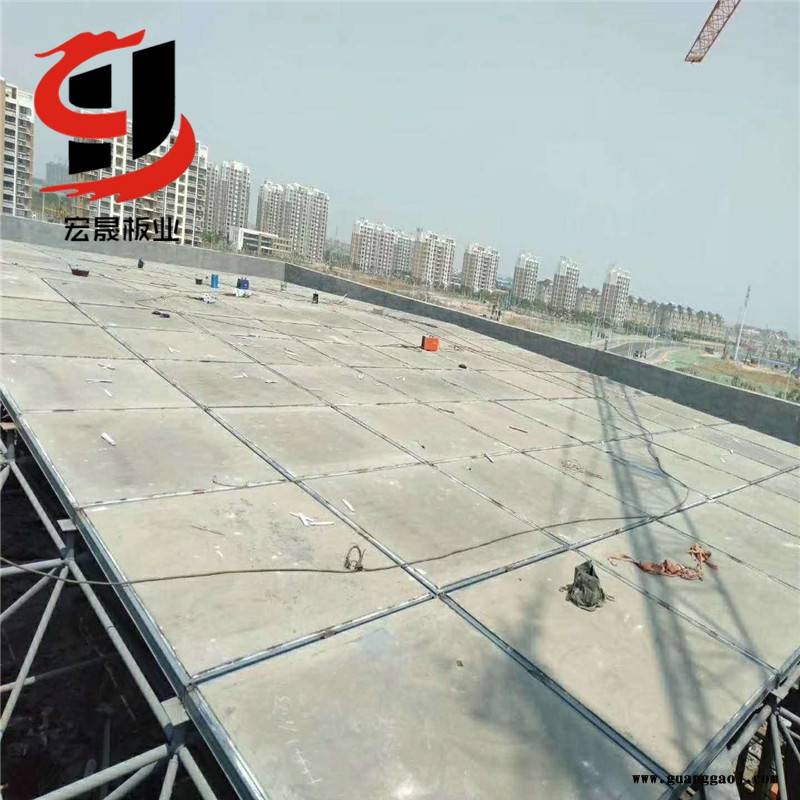 广东钢桁架轻型复合板报价宏晟网架板楼板墙板抗风保温图2