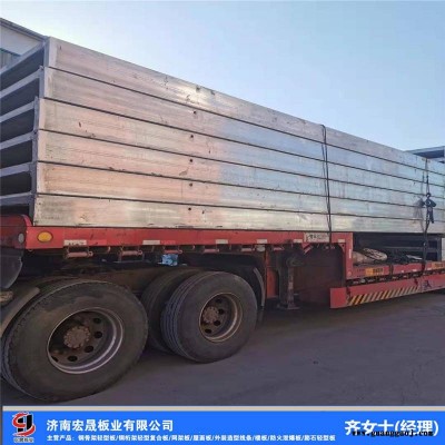 宏晟钢骨架轻型墙板安装图 钢桁架轻型复合板轻质隔音