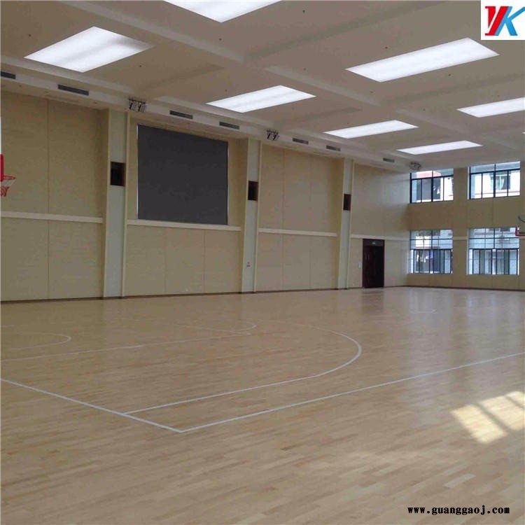 艺科体育供应 体育专用运动木地板 木地板篮球场 剧院舞台木地板图1