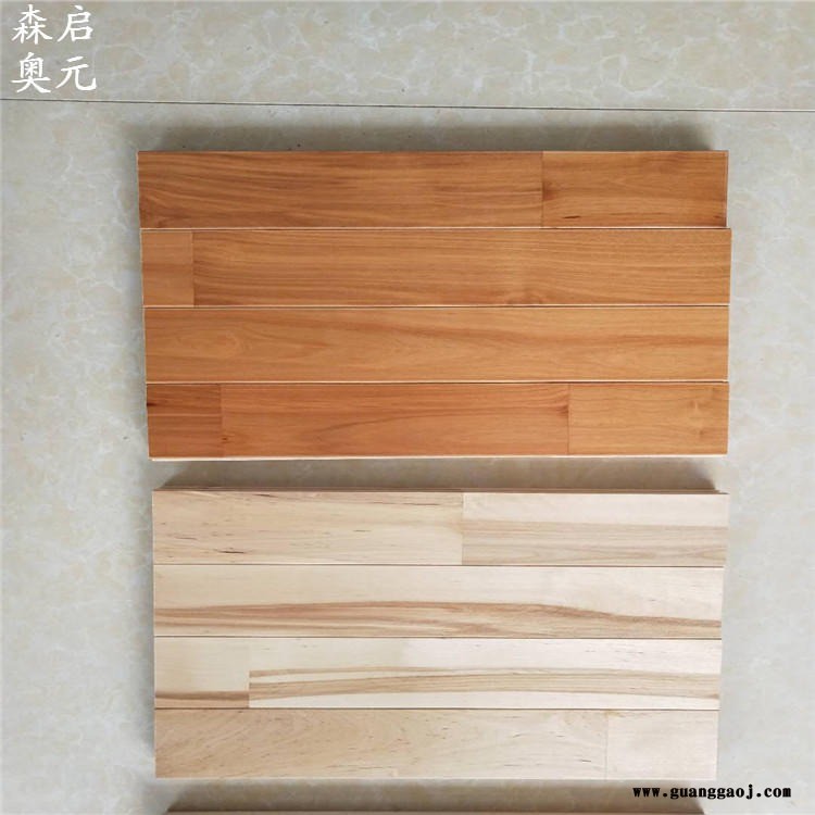 森启奥元运动实木地板 篮球场木地板 枫木运动地板 舞台专用木地板图1