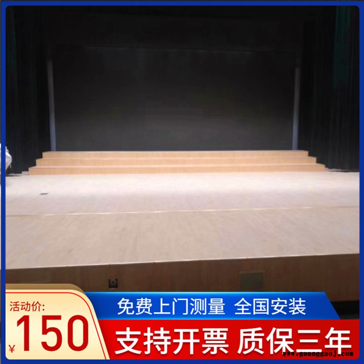 森启奥元全国安装-运动木地板-篮球场运动木地板-舞台运动地板图1