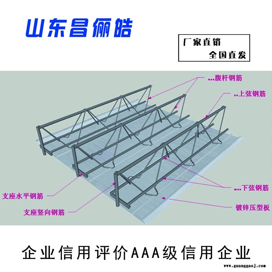 现货供应钢结构压型彩钢板彩钢瓦各种型钢筋桁架镀锌楼承板图3