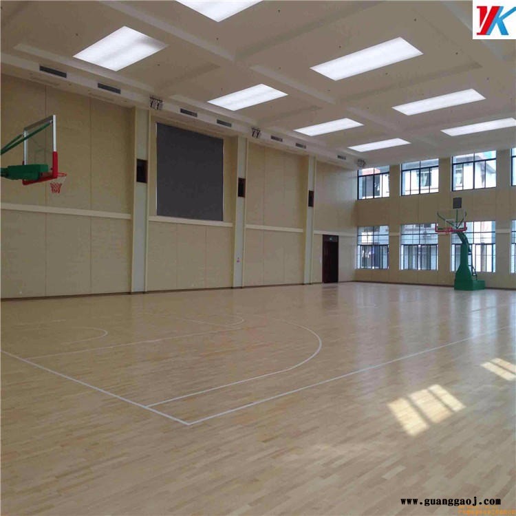 艺科体育供应 实木地板篮球馆 运动木地板施工厂家 户外舞台木地板图1