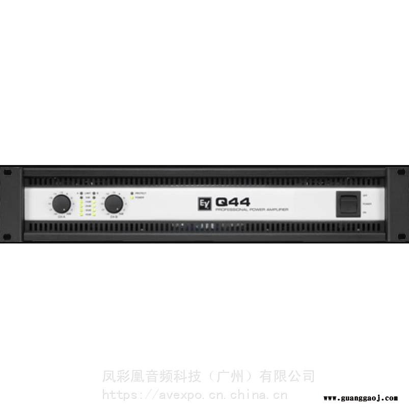 EV Q44II 舞台功放 演出功放 音频功率放大器 舞台音响 剧院功放 影院功放 定阻程式驱动功放
