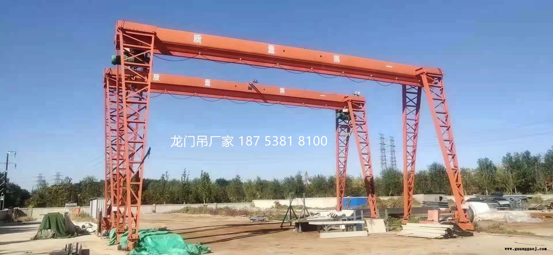 华汇出售MHh8吨10吨门式桁架起重机 3t5t二手葫芦吊车 25吨32吨卷扬机双主梁龙门吊16吨旧单梁吊20吨花架地航图2