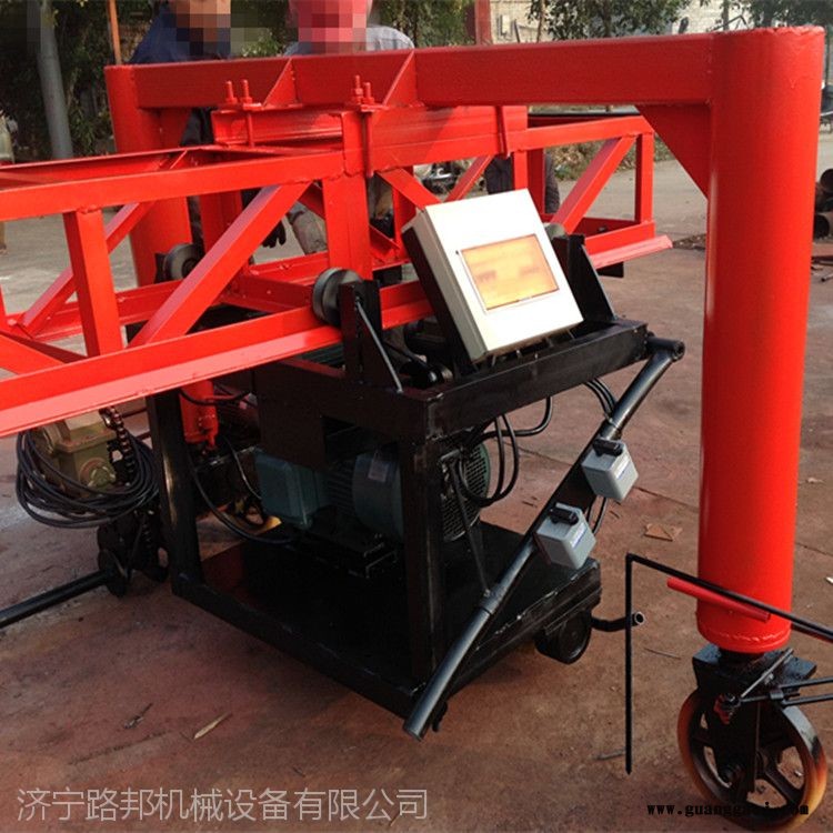 路邦生产单幅桁架刻纹机 悬挂式路面高速刻纹机 自动行走拉纹机厂家图2