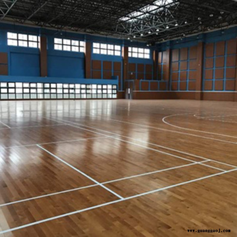 舞台剧院学校羽毛球场专用木地板 森舒厂家直供 专业定制图2