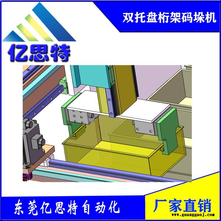 东莞亿思特双托盘桁架码垛机桁架式机械手自动化码垛机厂家非标定制图3